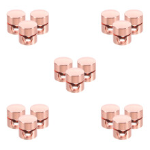 15Pièces Crochets Pour Câbles Aluminium Rose Or Installation Facile