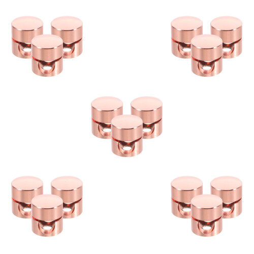 15Pièces Crochets Pour Câbles Aluminium Rose Or Installation Facile