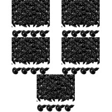 500Pcs Black Plastic Crafting Eyes Funny Decorative Toy Accessories