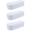3Pcs Makeup Brush Cleaner Boxes Portable White Cleaning Box for Home 1