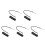 5Sets Elastic Black Pen Loop Lanyard Holder for Desk School Office Use 1