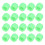 60Pcs Durable Silicone Light Green Lug Nut Covers for Car Wheels 3