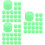 60Pcs Durable Silicone Light Green Lug Nut Covers for Car Wheels 9