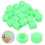 60Pcs Durable Silicone Light Green Lug Nut Covers for Car Wheels 11