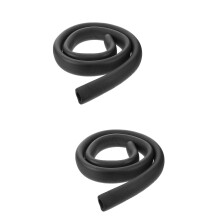 2Pcs Durable Black Rubber Insulation Sleeve Flexible for Outdoor Use