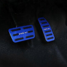 (As show, Blue) Non-Slip Car Accelerator and Brake Pedal Pad Cover Suitable for Certain Brands HR-V 2014 to 2020 Accessories