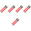 10Pcs Flexible Red Poultry Neck Belts Adjustable Anti-Crowing Collars 4
