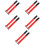 10Pcs Flexible Red Poultry Neck Belts Adjustable Anti-Crowing Collars 7