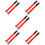 10Pcs Flexible Red Poultry Neck Belts Adjustable Anti-Crowing Collars 8