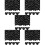 500Pcs Black Plastic Crafting Eyes Funny Decorative Toy Accessories 9