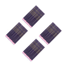 48Pcs Peel-Off Marking Crayons Purple for Glass Wood Fabric and Paper