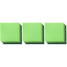 54Pcs Green Polyester Felt Sheets for Children DIY Craft Handmade Work