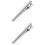 2Pcs Assorted Color Tie Bar Clip for Men Formal and Wedding Use 5