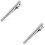 2Pcs Assorted Color Tie Bar Clip for Men Formal and Wedding Use 6