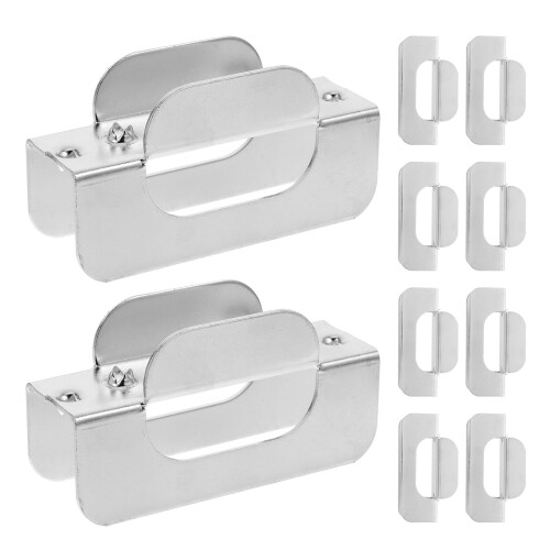 20Pcs Silver Iron Shelf Brackets for Wood Trays Versatile DIY Fixation 1