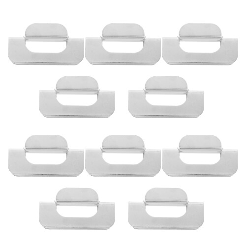 20Pcs Silver Iron Shelf Brackets for Wood Trays Versatile DIY Fixation 2