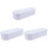 3Pcs Makeup Brush Cleaner Boxes Portable White Cleaning Box for Home 3