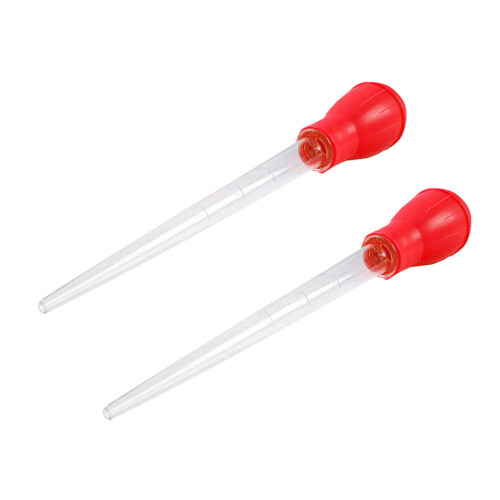 4Pcs Durable Red Aquarium Cleaning Tool Fish Tank Pipette 1