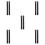 10Pcs Black ABS Professional Roller Skate Straps for Snowboard Fixing 7