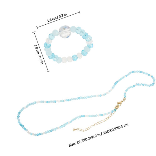 1Set Kralenketting En Ring En Vrouwen 1