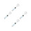 4Pcs Lightweight Adjustable Bike Mount Aluminum Alloy with Compass 6