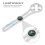 4Pcs Lightweight Adjustable Bike Mount Aluminum Alloy with Compass 11