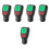 5Pcs Backlit Digital Paint Thickness Meter ABS Car Coating Gauge 6