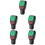5Pcs Backlit Digital Paint Thickness Meter ABS Car Coating Gauge 8