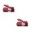 2Pcs Compact Red Puzzle Embossing Machine for Kids DIY Projects 5
