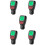 5Pcs Backlit Digital Paint Thickness Meter ABS Car Coating Gauge 9