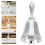 5Pcs European Style Silver Handheld Bells for Restaurant Bar Use 9