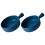 2 Pcs Round Ceramic Baking Tray With Handle For Home Kitchen (Blue) 8