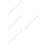 4Pcs Lightweight Silver Foosball Table Poles Replacement Iron Durable 4