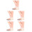 5Paires Chaussures De Danse Ballet Séquins Confortables Et Résistantes 8