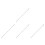 4Pcs Lightweight Silver Foosball Table Poles Replacement Iron Durable 7