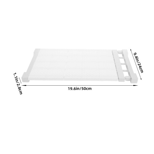Verstellbarer Organizer Aus & PP, Weiß 2