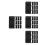 40Pcs Durable ABS Phone Tripod Mount Grip for Phone Holder 6