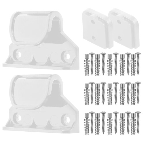 3Sets Versatile White Plastic Baby Gate Replacement Parts for Car 2