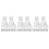 3Sets Versatile White Plastic Baby Gate Replacement Parts for Car 4