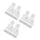 3Sets Versatile White Plastic Baby Gate Replacement Parts for Car 6