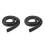2Pcs Durable Black Rubber Insulation Sleeve Flexible for Outdoor Use 4