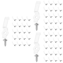 300Pcs Outdoor LED Light Clips Mounting Brackets One Side Fixing Clips