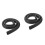 2Pcs Durable Black Rubber Insulation Sleeve Flexible for Outdoor Use 5