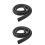 2Pcs Durable Black Rubber Insulation Sleeve Flexible for Outdoor Use 6