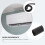 2Pcs Durable Black Rubber Insulation Sleeve Flexible for Outdoor Use 10