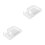 2Pcs Home Waterproof Plug Box Transparent with Adhesive Hook Design 5