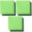 54Pcs Green Polyester Felt Sheets for Children DIY Craft Handmade Work 5