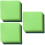 54Pcs Green Polyester Felt Sheets for Children DIY Craft Handmade Work 8