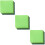 54Pcs Green Polyester Felt Sheets for Children DIY Craft Handmade Work 10