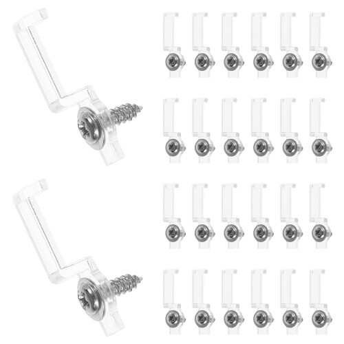 300Pcs Outdoor LED Light Clips Mounting Brackets One Side Fixing Clips 1